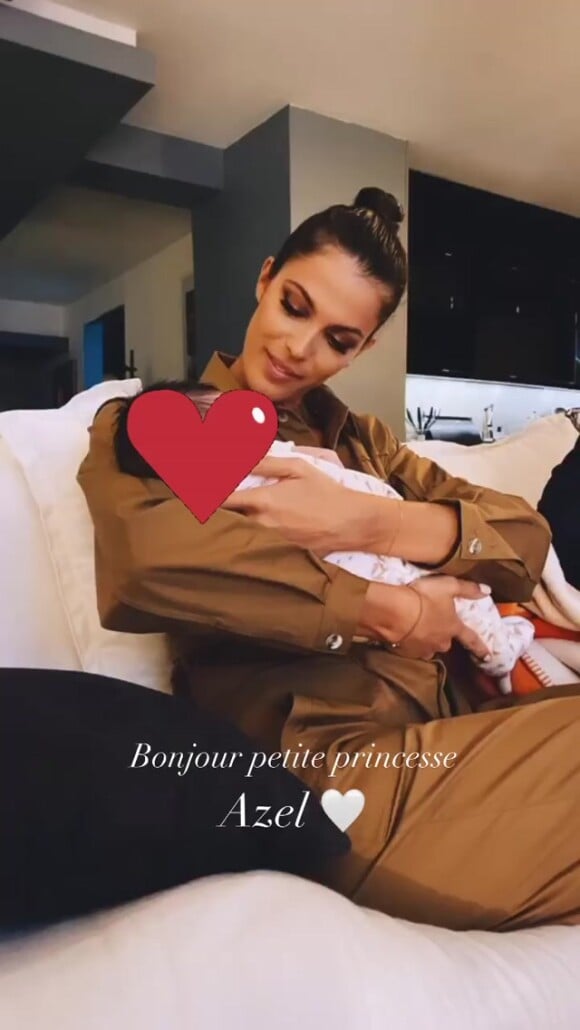 Iris Mittenaere, nouvelle tata comblée sur Instagram, le 25 septembre 2020.