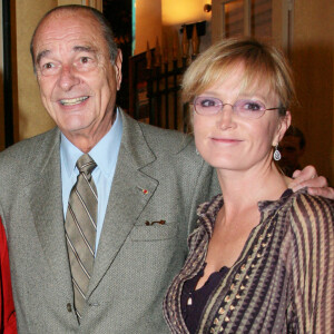 Jacques Chirac et sa fille Claude.