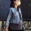 Exclusif - Rooney Mara, enceinte, lors d'une sortie en ville à Los Angeles le 10 juillet 2020.