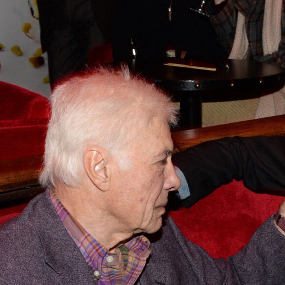 Guy Bedos et son fils Nicolas Bedos - After-party du film "Mr & Mme Adelman" au Raspoutine à Paris, le 19 décembre 2016. © Rachid Bellak/Bestimage