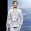 Louise Lefébure - Défilé Giorgio Armani collection Printemps-Eté 2021 lors de la fashion week de Milan, le 26 septembre 2020.