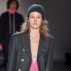 Louise Lefébure (dont le père est le cousin d'Estelle Lefébure) - Défilé de mode Zadig & Voltaire collection prêt-à-porter Automne Hiver 2017-2018 lors de la fashion week à New York, le 13 février 2017. 