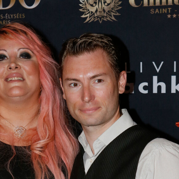 Info - Loana accuse son ex compagnon Frédéric Cauvin d'agression - Loana et son compagnon Frédéric Cauvin - Photocall "Top Model Belgium 2015" au Lido à Paris. Le 10 mai 2015  