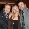 Alexandra Lamy, Chloé Jouannet et son père Thomas Jouannet - Représentation de la pièce "Les Monologues du Vagin" au théâtre le Comédia à Paris, 2018. © Guirec Coadic/Bestimage