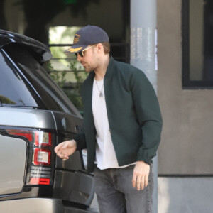 Exclusif - Ryan Gosling est allé déjeuner au restaurant Little Dom dans le quartier de Los Feliz à Los Angeles, le 7 octobre 2019