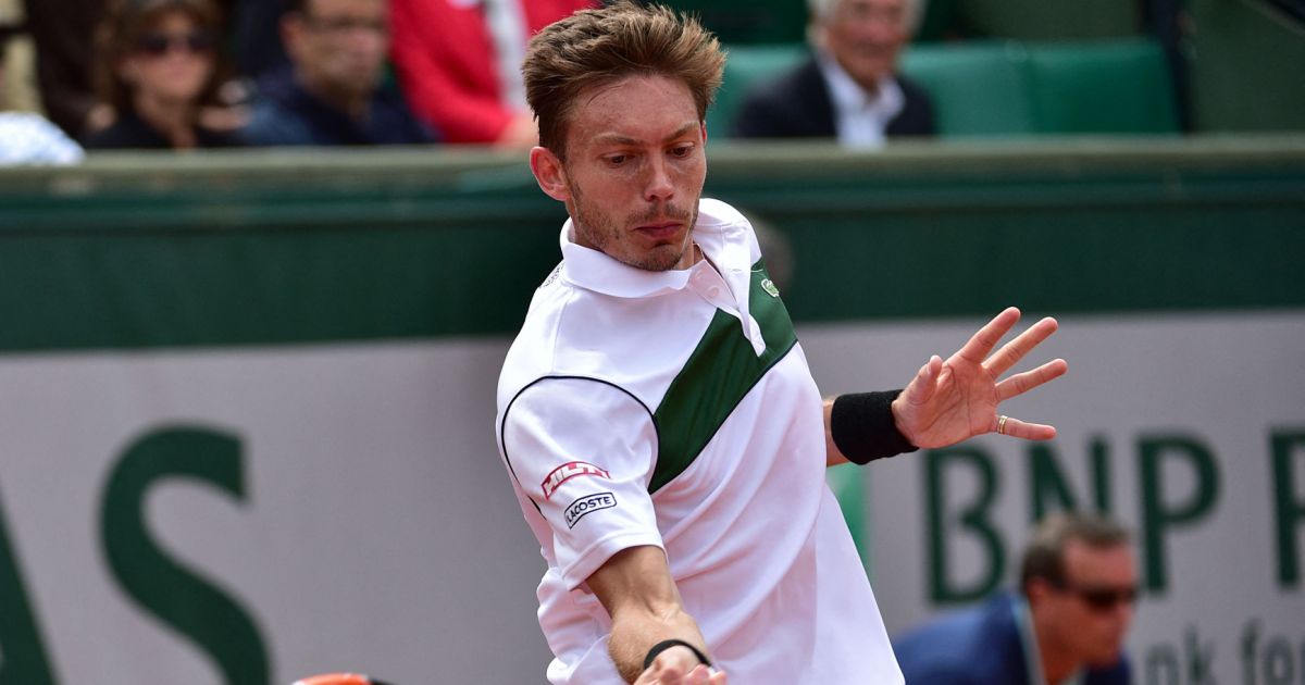 Nicolas Mahut au tournoi de tennis de Roland Garros à Paris en 2015