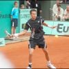 Nicolas Mahut au tournoi de tennis de Roland Garros à Paris en 2008.