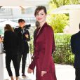 Louise Bourgoin arrive à l'hôtel "Martinez" lors du 72ème Festival International du Film de Cannes, France, le 16 mai 2019.