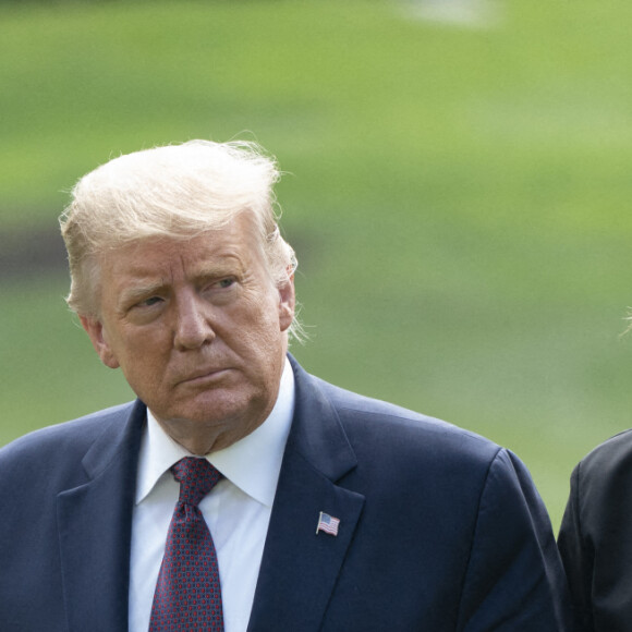 Donald J. Trump et son épouse Mélania arrivent à la Maison Blanche à Washington DC, le 11 septembre 2020.