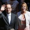 Ségolène Royal et François Hollande - Mariage de Thomas Hollande et de la journaliste Emilie Broussouloux l'église de Meyssac en Corrèze, près de Brive © Patrick Bernard-Guillaume Collet / Bestimage