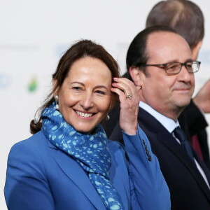 Ségoléne Royal, François Hollande - Arrivées des 150 chefs d'Etat pour le lancement de la 21ème conférence sur le climat (COP21) au Bourget le 30 novembre 2015. © Dominique Jacovides / Bestimage 