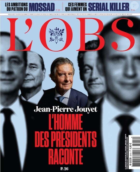 Couverture du numéro du 8 octobre 2020 de "L'Obs", avec Jean-Pierre Jouyet.