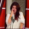 Jenifer, à distance depuis chez elle à cause du coronavirus, lors de la finale de The Voice Kids saison 7 sur TF1