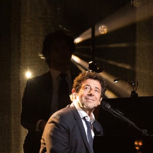 Exclusif - Patrick Bruel - Concert "Unis pour le Liban" à l'Olympia à Paris. Le 1er octobre 2020 Parrainé par le célèbre trompettiste I.Maalouf, ce grand concert caritatif a été retransmis depuis l'Olympia sur France 2. De nombreux artistes ont répondu présents pour cet événement hors norme, qui vise à récolter des fonds pour venir en aide au peuple libanais, touché par l'explosion du port de Beyrouth le 4 août dernier. L'intégralité des dons récoltés seront versés à La Croix Rouge libanaise. © Da Silva-Moreau / Bestimage  Exclusive - No Web No Blog pour Belgique et Suisse 