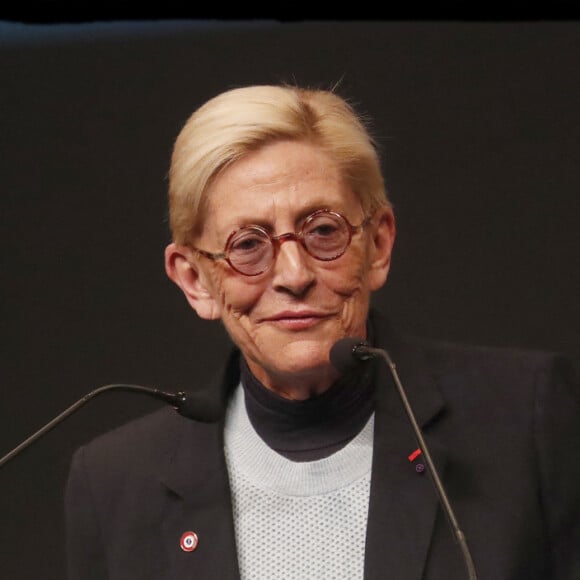 Isabelle Balkany - Réunion publique d' Agnès Pottier-Dumas pour la présentation de son programme et de ses colistiers. Levallois, Conservatoire Maurice Ravel, le 26 février 2020.