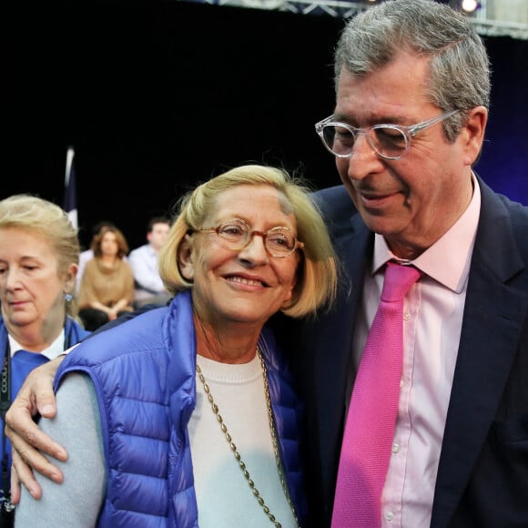 Patrick et Isabelle Balkany assistent au meeting de Nicolas Sarkozy à Boulogne-Billancourt le 25 novembre 2014.