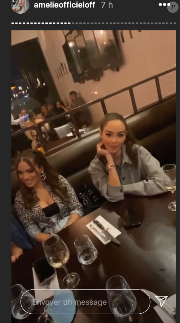 Amélie Neten passe la soirée à Dubaï avec Maeva Ghennam, Nabilla Benattia et Manon Marsault -Instagram