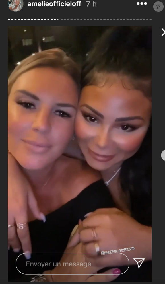 Amélie Neten passe la soirée à Dubaï avec Maeva Ghennam, Nabilla Benattia et Manon Marsault -Instagram