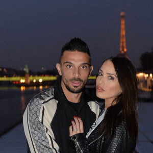 Exclusif - Julien Tanti et sa compagne Manon Marsault - Soirée du 9ème anniversaire du site en ligne "AliExpress.com" (filiale d'Alibaba) à Paris le 28 mars 2019. © Veeren/Bestimage