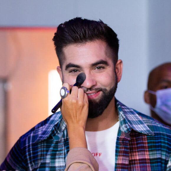 Kendji Girac lors de la 32e édition du Télévie, l'opération de récolte de dons de RTL Belgium au profit du Fonds de la recherche scientifique (FNRS) pour aider la lutte contre la leucémie et le cancer. Belgique, Bruxelles, le 19 septembre 2020.