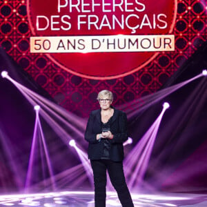 Exclusif - Laurence Boccolini - Enregistrement de l'émission "Les comiques préférés des français" au Dôme des Sports, qui sera diffusée le 10 octobre sur France 2. © Pierre Perusseau / Bestimage