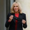 Brigitte Macron accueille son homologue mexicaine, la première Dame Beatriz Gutierrez Muller à l'Elysée. Paris © Jacques Witt / Pool / Bestimage