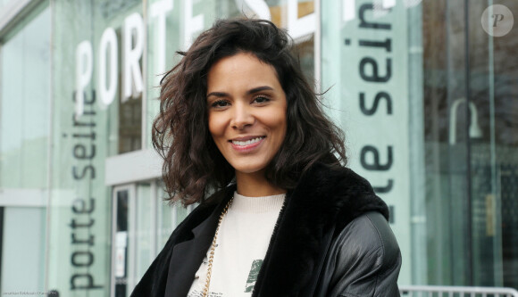 Exclusif - Shy'm arrive dans les studios de Radio France à Paris le 12 mars 2020. © Panoramic / Bestimage 