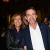 Manuel Valls avec sa femme Anne Gravoin à la générale de la pièce "La Vraie Vie" au théâtre Edouard 7 à Paris, le 18 septembre 2017. © Guirec Coadic/Bestimage
