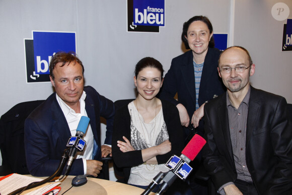 Lucie Bernardoni - Archives - People à l'émission "On repeint la musique" à Paris, le 14 mars 2014.
