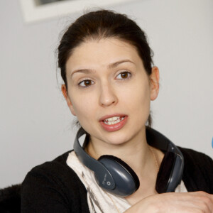 Lucie Bernardoni - Archives - People à l'émission "On repeint la musique" à Paris, le 14 mars 2014.