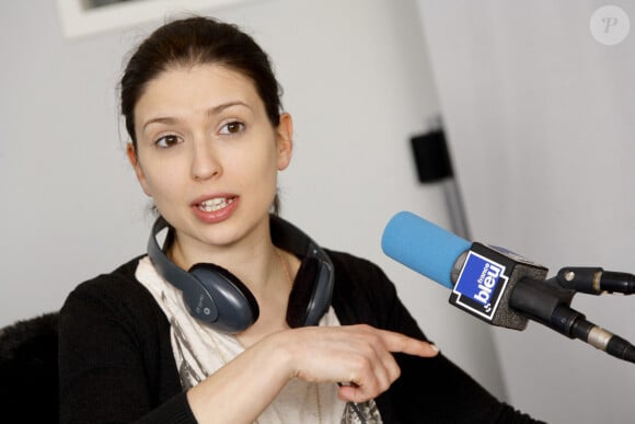 Lucie Bernardoni - Archives - People à l'émission "On repeint la musique" à Paris, le 14 mars 2014.