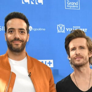 Tarek Boudali et Philippe Lacheau - Photocall du film "30 jours Max" - Festival du film Francophone d'Angoulême 2020 le 29 Août 2020. © Guirec Coadic / Bestimage  French Film Festival of Angouleme (FFA) - August 29 th, 2020. 