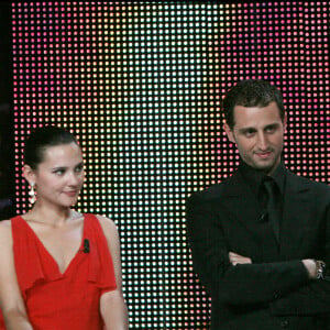 Virginie Ledoyen, Robert Hirsch et Arié Elmaleh - Cérémonie de la 21e nuit des molières au théâtre de Paris.