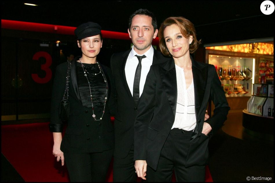 Kristin Scott Thomas Et Son Nouveau Compagnon Virginie Ledoyen, Gad Elmaleh et Kristin Scott-Thomas - Avant-première