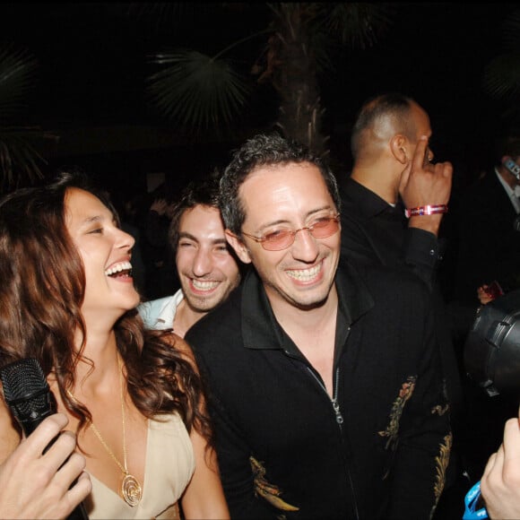 Virginie Ledoyen et Gad Elmaleh - Soirée organisée par la marque Smirnoff au VIP Room de Cannes. 59e festival de Cannes. 2006.