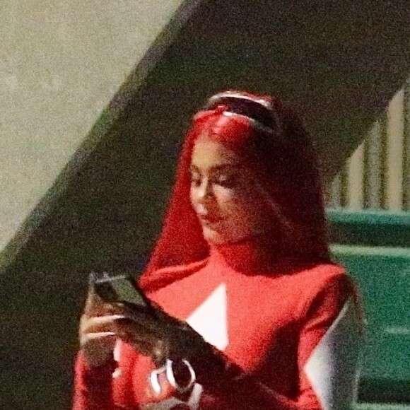 Exclusif - Kylie Jenner a organisé une fête d'Halloween à Los Angeles, le 30 octobre 2020.