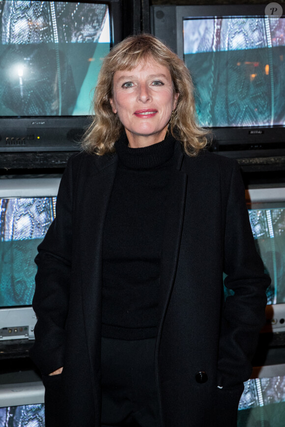 Exclusif - Karin Viard lors de la soirée de lancement du It bag 1440 IKKS à l'hôtel Amour à Paris., le 22 octobre 2020 © Cyril Moreau / Bestimage