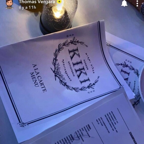 Nabilla et Thomas le 31 octobre 2020 à Miami sur Instagram.