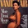 La couverture de magazine qui l'a rendue célèbre. Pour la première fois, une femme enceinte posait nue dans la presse. Vanity Fair d'août 1991.