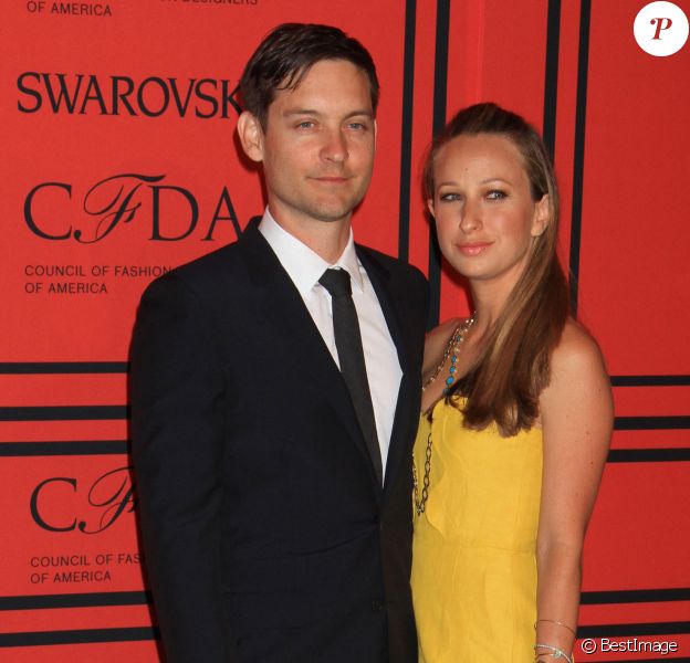 Tobey Maguire et son ex-épouse Jennifer Meyer à la soirée "CFDA Fashion Awards" à New York.