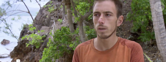 Dorian dans "Koh-Lanta, Les 4 Terres" sur TF1.