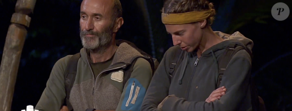 Laurent et Alix dans "Koh-Lanta, Les 4 Terres" sur TF1.