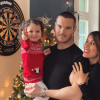 Wafa (Koh-Lanta, Mamans & Célèbres) sur Instagram avec sa fille et son futur mari Oliver - 2020