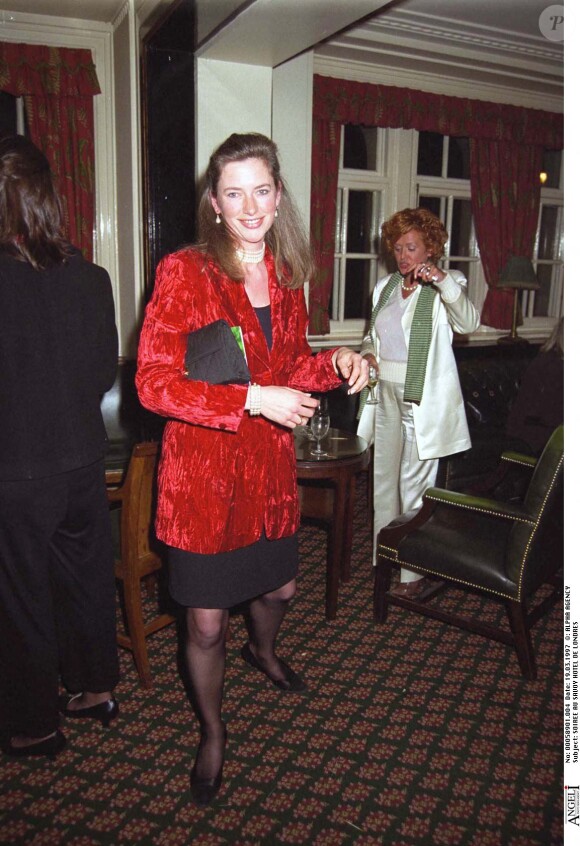 Tiggy Legge-Bourke en soirée à Londres en 1997.