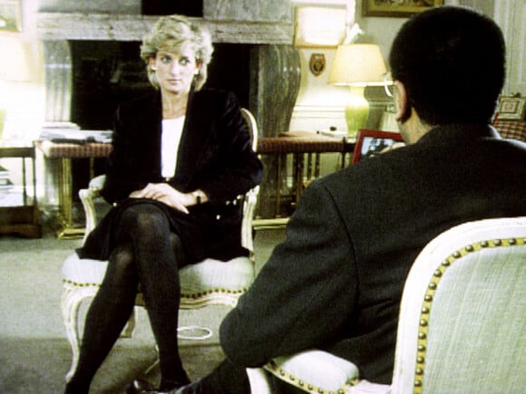 Diana lors de son interview avec Martin Bashir pour l'émission "Panorama" sur la BBC