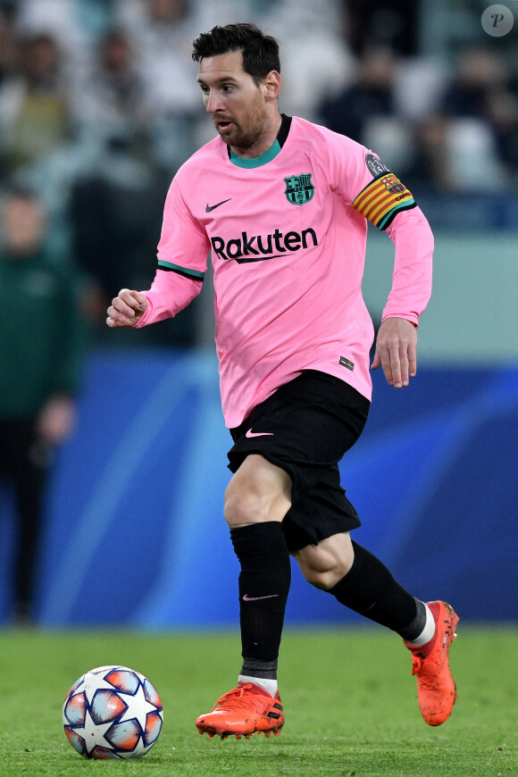 Lionel Messi - Le FC Barcelone bat la Juventus (2 - 0) à Turin, le 28 octobre 2020. 
