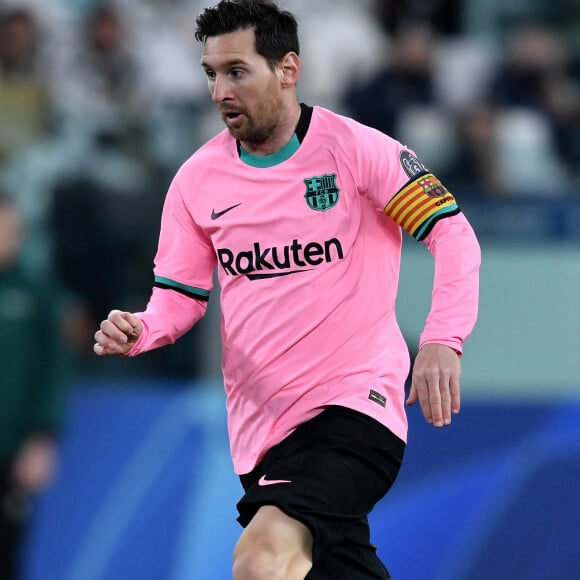 Lionel Messi - Le FC Barcelone bat la Juventus (2 - 0) à Turin, le 28 octobre 2020. 