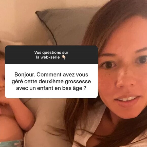 Emilie Broussouloux et sa fille Jeanne sur Instagram, le 5 novembre 2020.