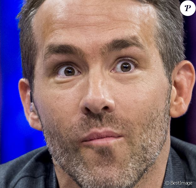 Ryan Reynolds et Josh Brolin en promotion pour "Deadpool 2" sur le plateau de l'émission "El Hormiguero" à Madrid.
