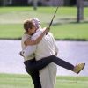 Céline Dion et René Angélil au tournoi de golf du Rancho Mirage de Californie